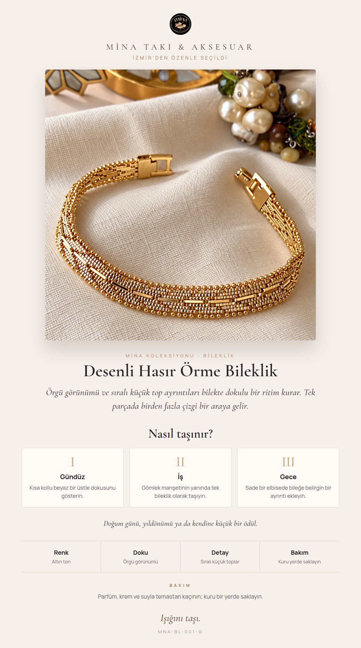Stil hikâyesi: Desenli Hasır Örme Bileklik