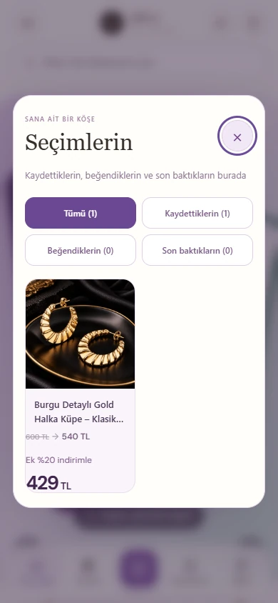 Gerçek arayüz: Seçimlerin